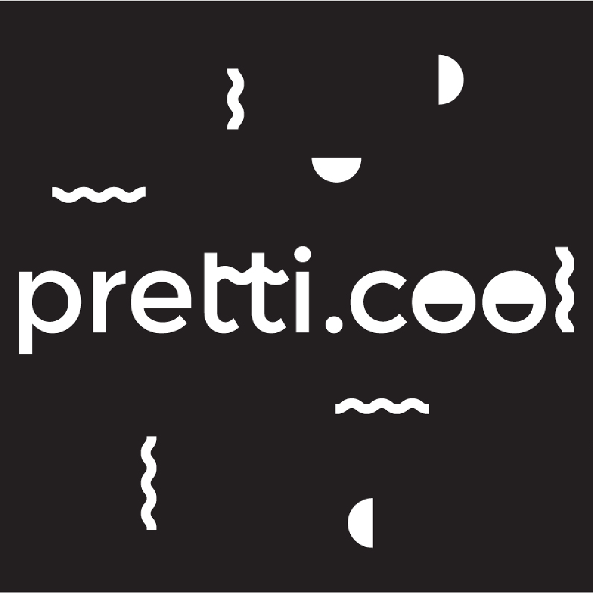 Original 2017 icon — wordmark on black with white shapes